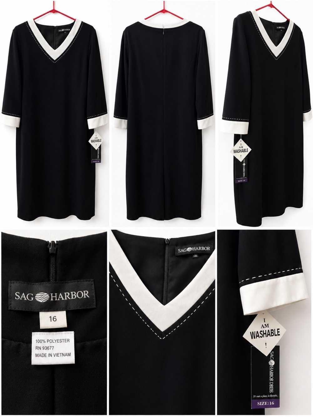 🖤🤍 NWT Sag Harbor Dress – Size 16